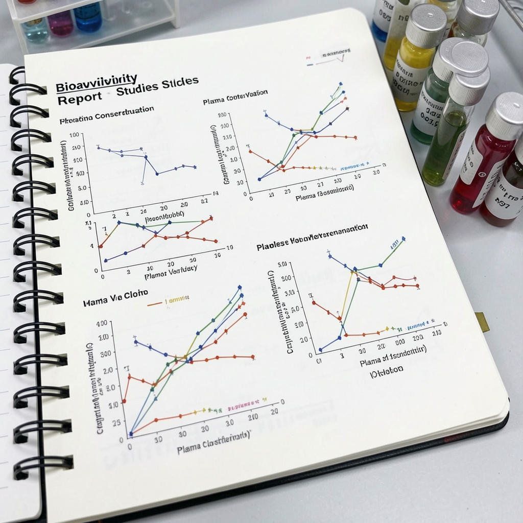 Clinical research documentation and bioavailability studies
